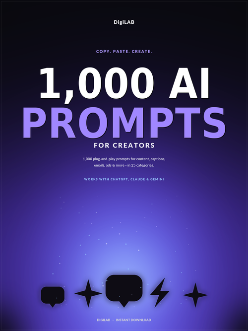 1,000 AI Prompts