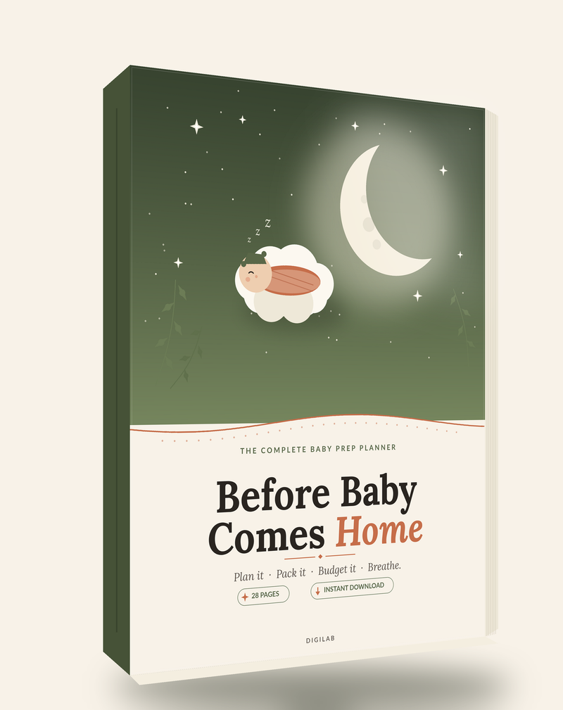 Before Baby Comes Home — The Complete Baby Prep Planner (Instant Download)