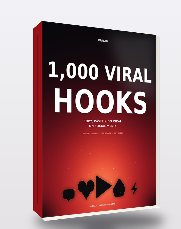 1,000 Viral Hooks - The Creator Swipe File (Instant Download)