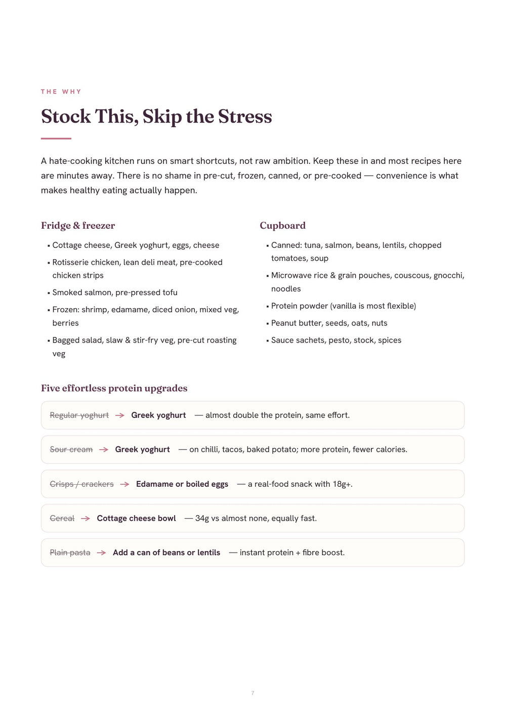 Scan-in-seconds recipes