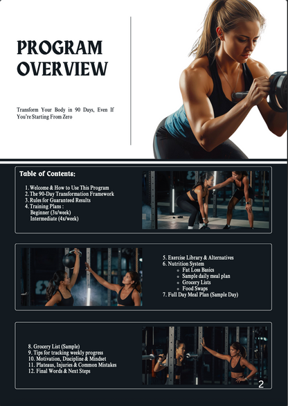 90 Day Body Transformation - Starter Kit